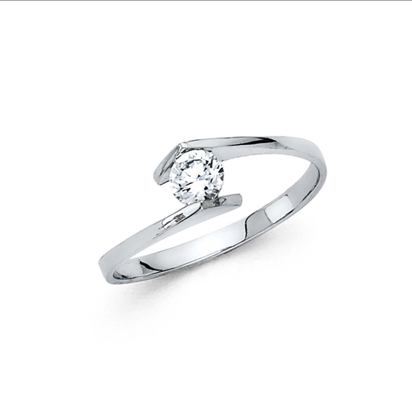 14kt Real White Gold Ring